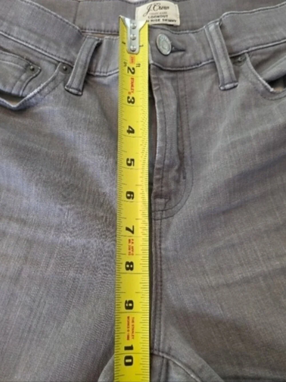 J. Crew Lookout High-Rise Lifting With Control Skinny Jeans in Gray Size 29